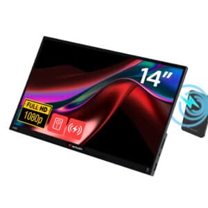 Portable Touchscreen Monitor Light - Wireless Charging